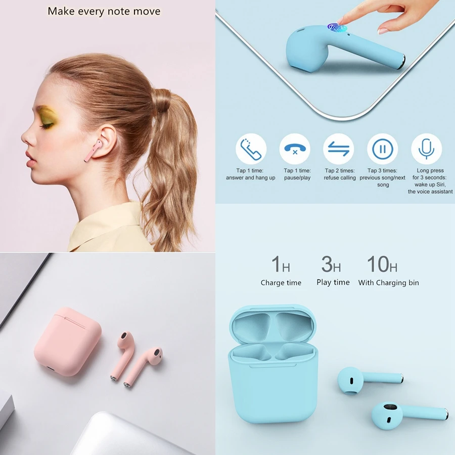Ljowatn Bluetooth наушники Беспроводная гарнитура Спортивная