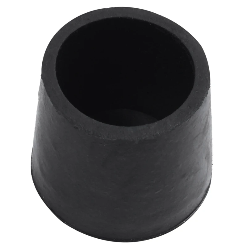 Rubber Chair Table Furniture Feet Leg Cap End Tip 22mm Dia 50pcs Black
