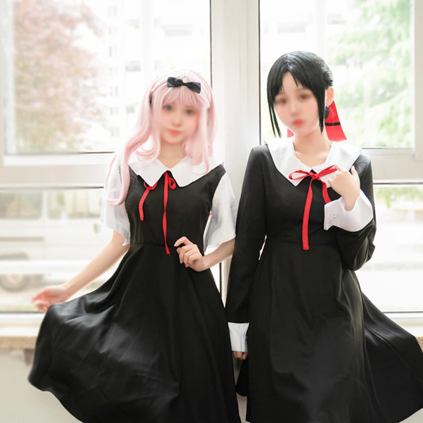 Kaguya Sama Love Is War Shinomiya Kaguya Fujiwara Chika Christmas Cosplay Costume Women Girl School Uniform Maid Lolita Dress Aliexpress Kaguya Sama Love Is War Shinomiya Kaguya Fujiwara Chika Christmas Cosplay Costume Women Girl School Uniform Maid Lolita Dress Aliexpress