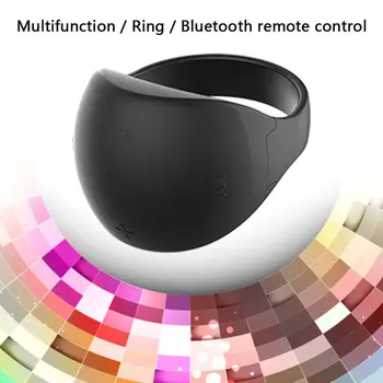 

2020 Bluetooth Smart Ring Camera TV Remote Control PPT Page-Turner Mouse Bluetooth5.0 Mobile Phone Remote Finger Ring