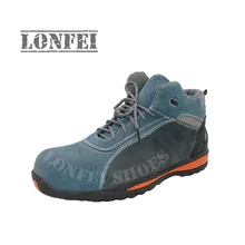 Китайские износостойкие анти-кислотные/щелочные защитные ботинки, противоударные рабочие ботинки со стальным носком для мужчин, строительные уличные работы