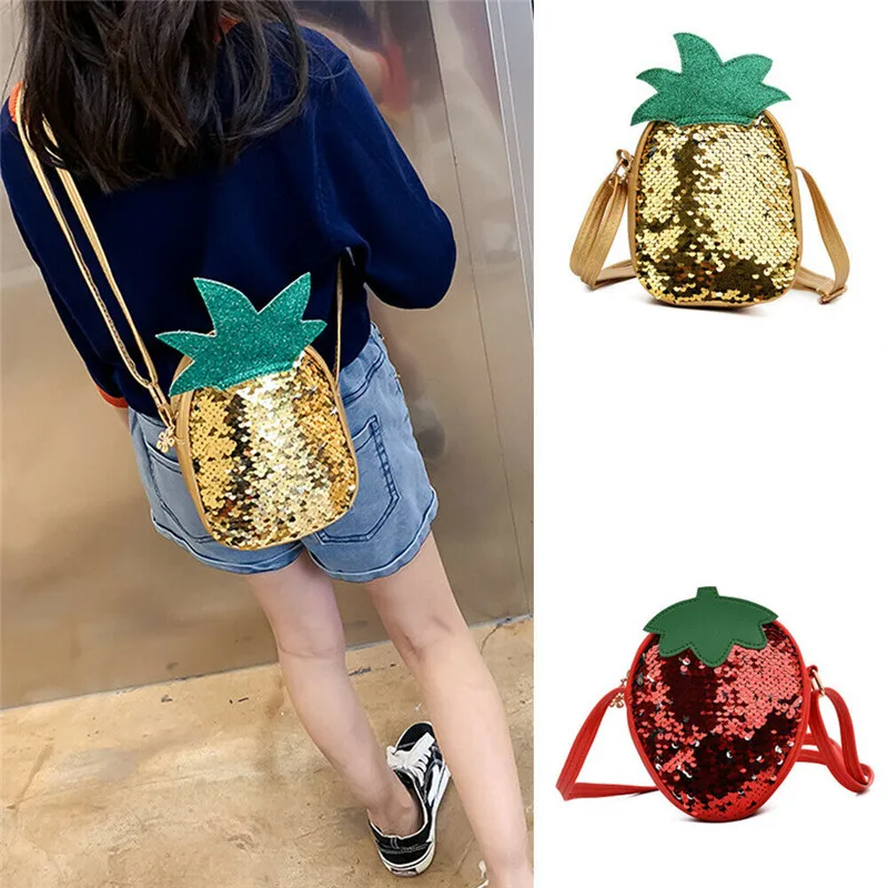 Милая женская сумка на плечо с фруктами для девочек, сумка через плечо