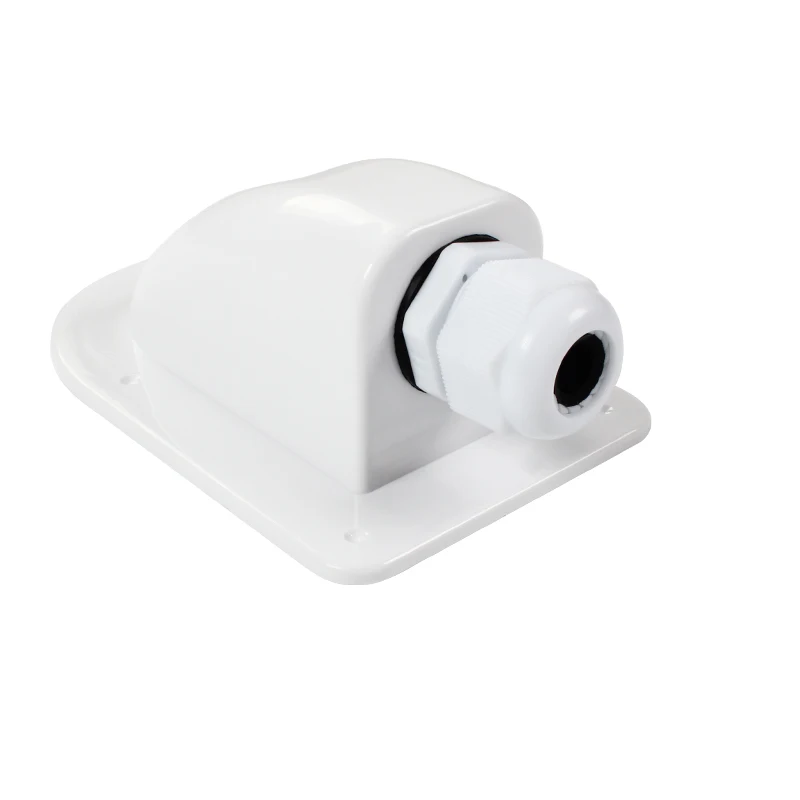 Camper Part Marine Accessories Waterproof UV Resistant Boats Solar Panels Spoiler Single Hole RV Single Hole Round Junction Box solar junction box