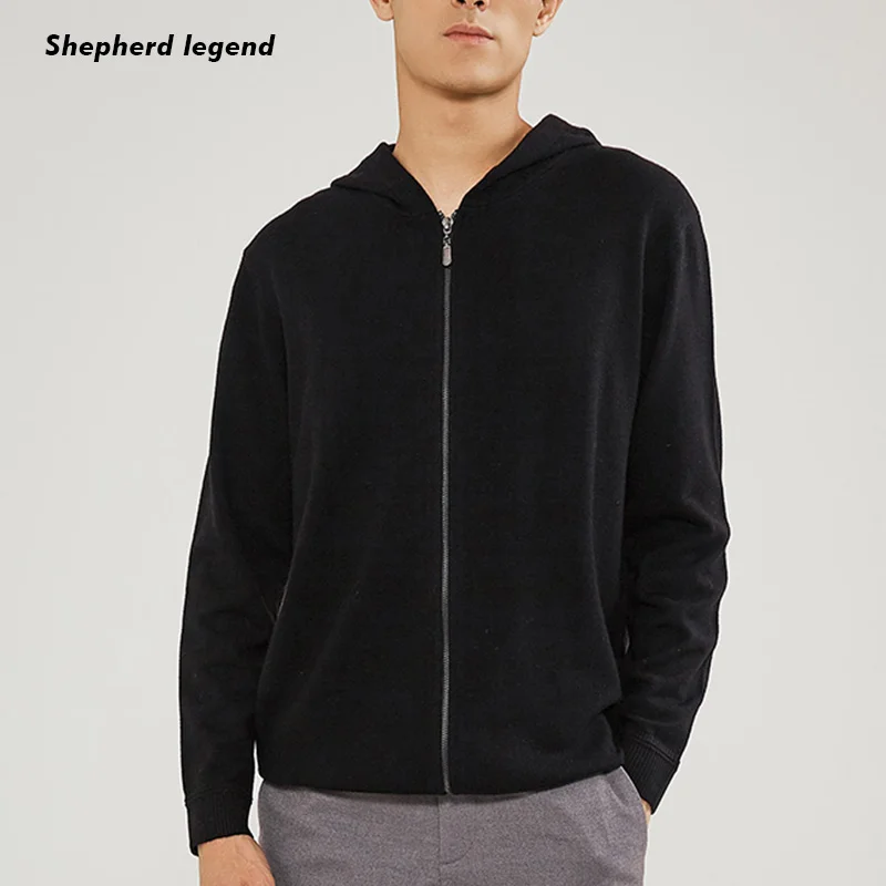 mens black sweater with zipper