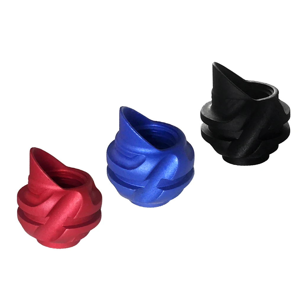 Aluminium Alloy 45 Degree Archery Bow Hooded Peep Sight Hunting Shooting Accessories for Compound Bow Black Blue Red