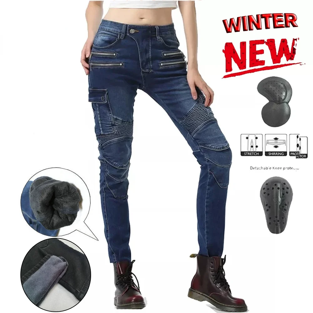 Winter Women Motorcycle Pants Summer 