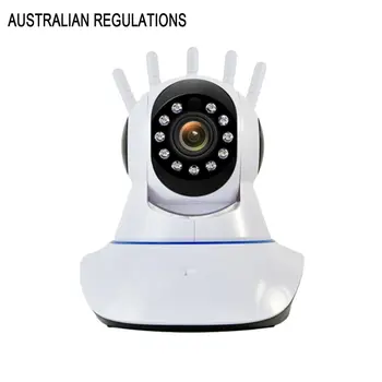 

360 degree WIFI 1080 P Beveiliging IP Pan Tilt Camera Draadloze IR Babyfoon met 5 Antennes 110 V-240 V baby camera
