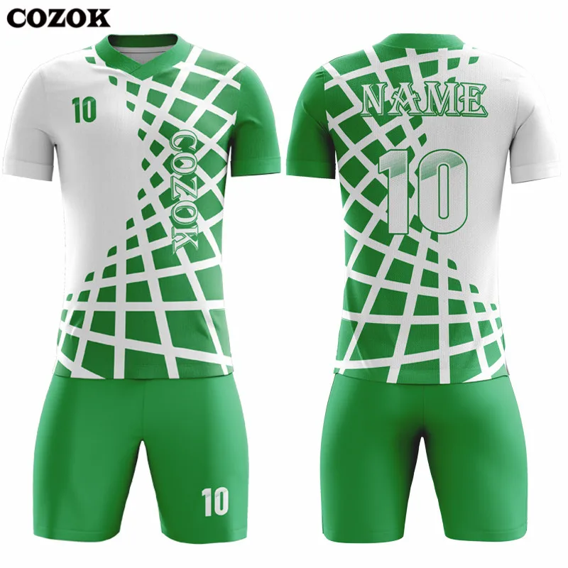 Football Shirt 22/23 Customized 100%Polyester Soccer Uniform Green