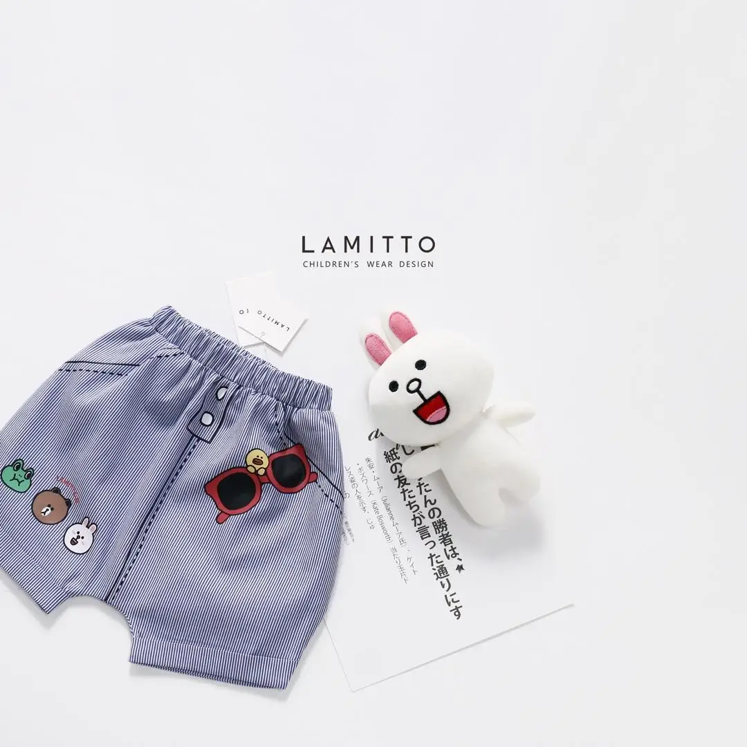 LMT детская одежда Meng Edition мультфильм всех звезд шорты детские корейский стиль шорты детские милые шорты