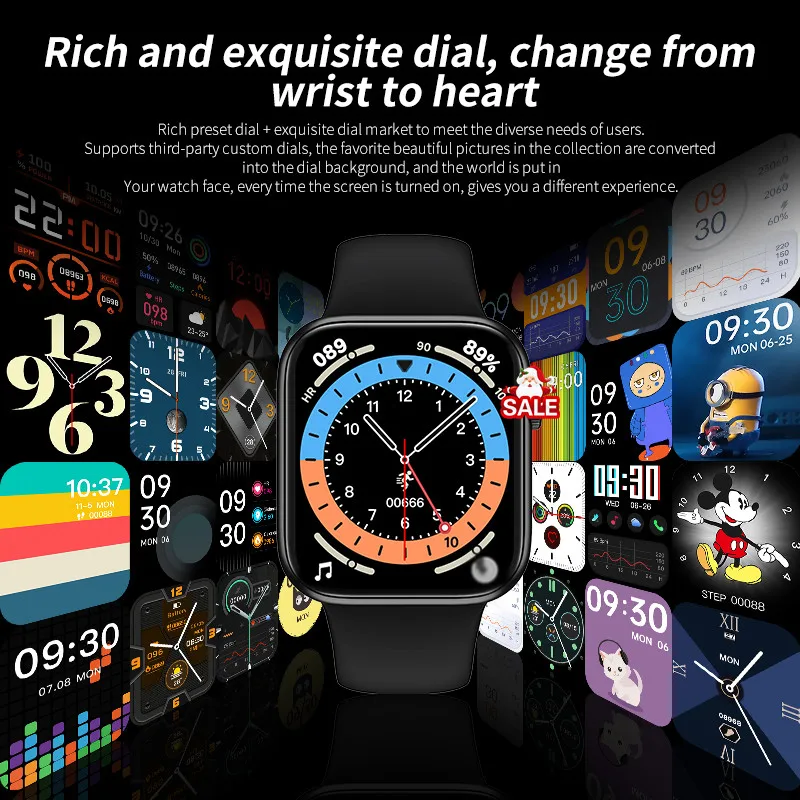 Wearpai HW16 HW12 40&44mm Smart Watch Series6 Full Screen Bluetooth Fitness Band Music Play Sport Modes Smartwatch PK IWO12 W26