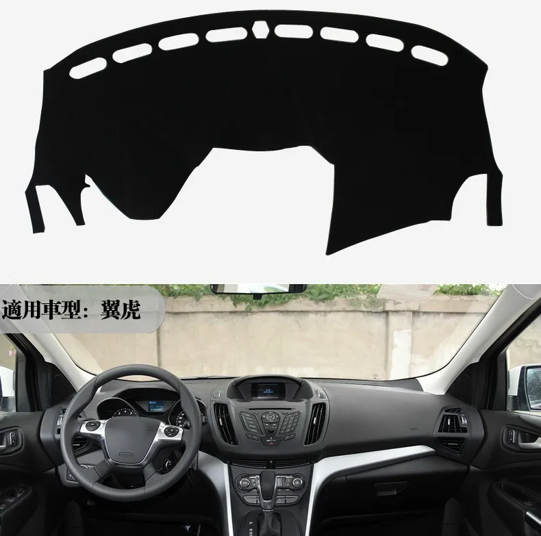 

For Ford Kuga Escape 2013 2014 2015 2016 2017 2018 Dashboard Cover Mat Pad Dash Sun Shade Instrument Carpet Car Accessories LHD