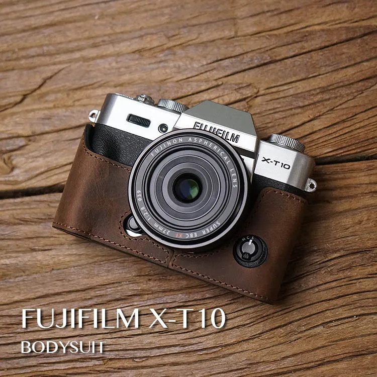 Чехол для Камеры AYdgcam ручной работы из натуральной кожи Fuji Fujifilm XT10 XT20 XT30 Ретро винтажный получехол|leather camera