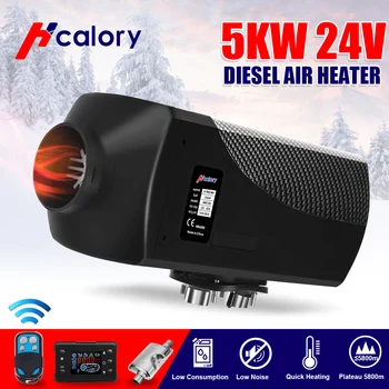 

5KW 24V Air Diesels Heater Parking Heater With Remote Control LCD Monitor Car Heater Silencer For free