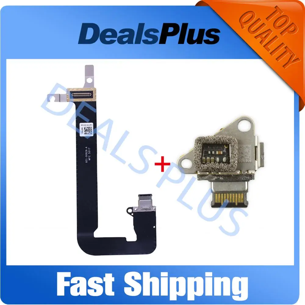 Новый A1534 DC IN I/O USB C зарядное устройство Jack разъем платы с кабелем для MacBook Retina 12