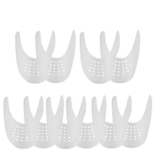 5 par anti vinco lavável protetor de dobra crack toe boné apoio sapato maca leve mantendo sneaker shield universal