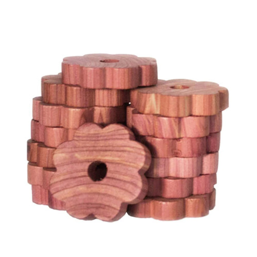 10pcs Moth Repellent Cedar Block Natural Bedroom Moisture Proof Wardrobe Aromatic Clothes Storage Flower Shape Anti Mildew Home | Дом и сад