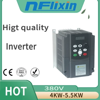 

Free shipping 4KW 5.5KW 380V Variable Frequency Converter for Motor Speed Control Inverter VFD VSD