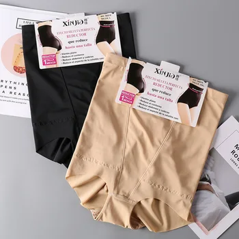 

Xin Jia Triangular Body-hugging Shaping Pants Seemless Viscose Panties Comfortable High-waisted Corset Abdomen Pants 56078#