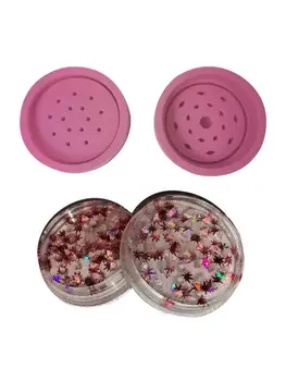 

Crystal Epoxy Resin Mold Tobacco Grinder Leaf Herbal Herb Smoke Spice Crusher Silicone Mould DIY Crafts Baking Tools