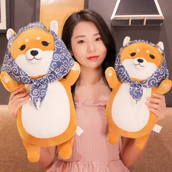 

40-60cm Kawaii Shiba Inu Soft Stuffed Cute Dog Lovely Pillow Kid Children Girls Gift Home Decor Plush Doll Toy