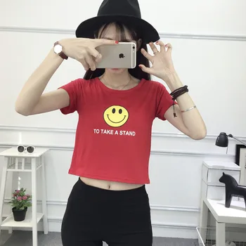 

New women t shirt summer tshirt shirts cotton short sleeve print women t-shirt casual o-neck