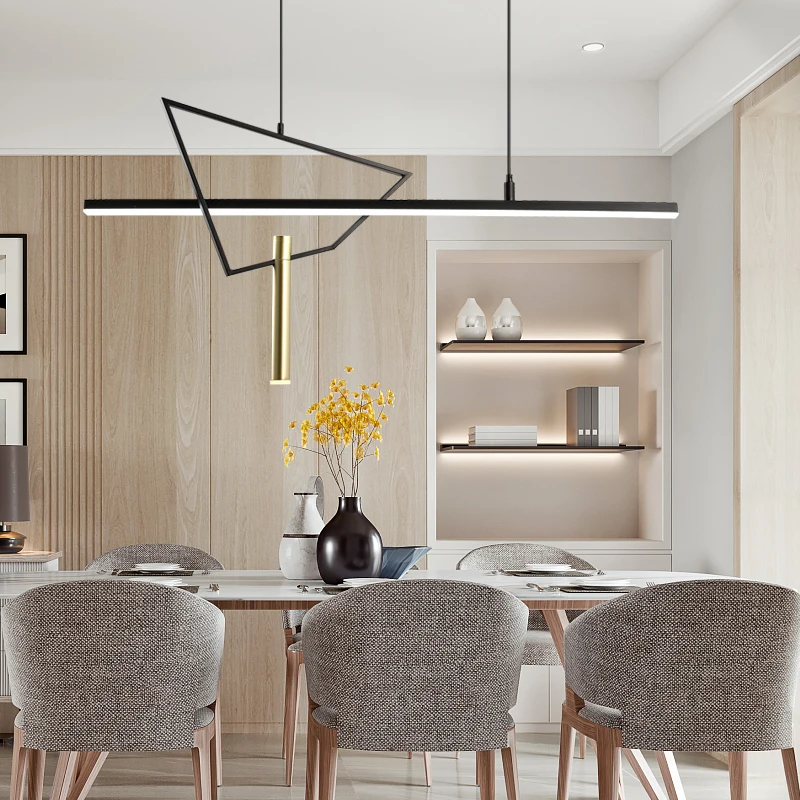 Скандинавский современный минималистичный светодиодный светильник для гостиной, столовой, украшения, креативная офисная люстра, домашнее освещение, AC90-260V