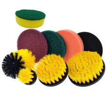 8 шт. Мочалка для чистки бассейнов, насадка для ванной, электрические сверла, инструменты для мойки, губка, наборы кистей, мочалки, прочные кухонные