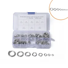 325 плоских шайб в коробке, M2-16M, круглая эластичная прокладка из нержавеющей стали