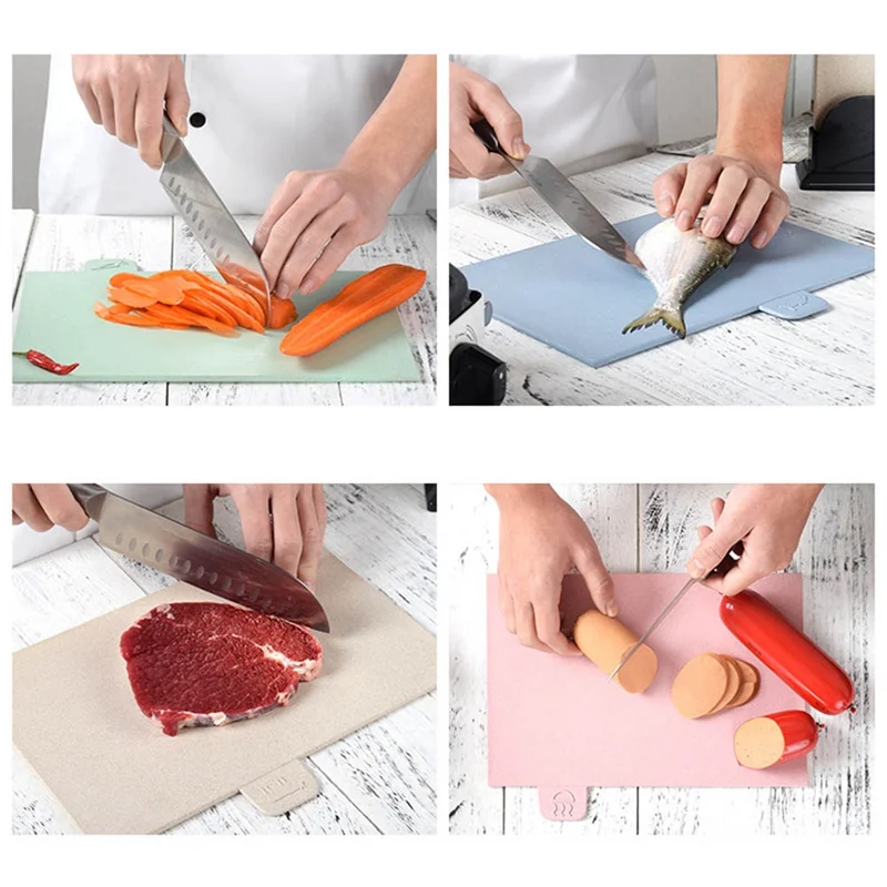 4 шт./компл. Бытовая кухонная разделочная доска Разделочные Блоки Высококачественная ПП кухонная утварь классификация разделочная доска