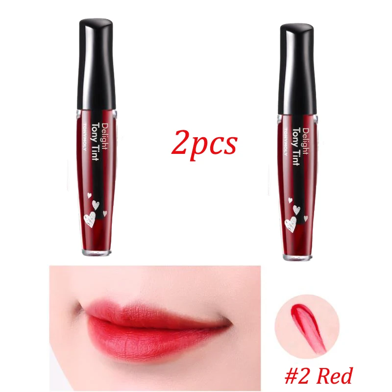 Delight Tony Tint Lip Idol 2pcs Long Lasting Matte Gloss Korea Cosmetics TONYMOLY