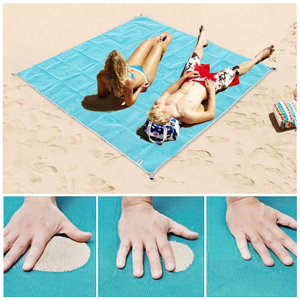 Beach Mat Magic Sand Beach Towels Blanket Portable Anti Sand Towel Towel Travel Summer Mat Dropshipping Large Beachtowel Floor Mat
