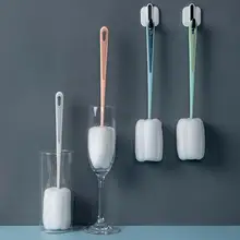 

Multifunctional Long Handle Wine Glass Cup Bottle Cleaning Brush Kitchen Gadget
