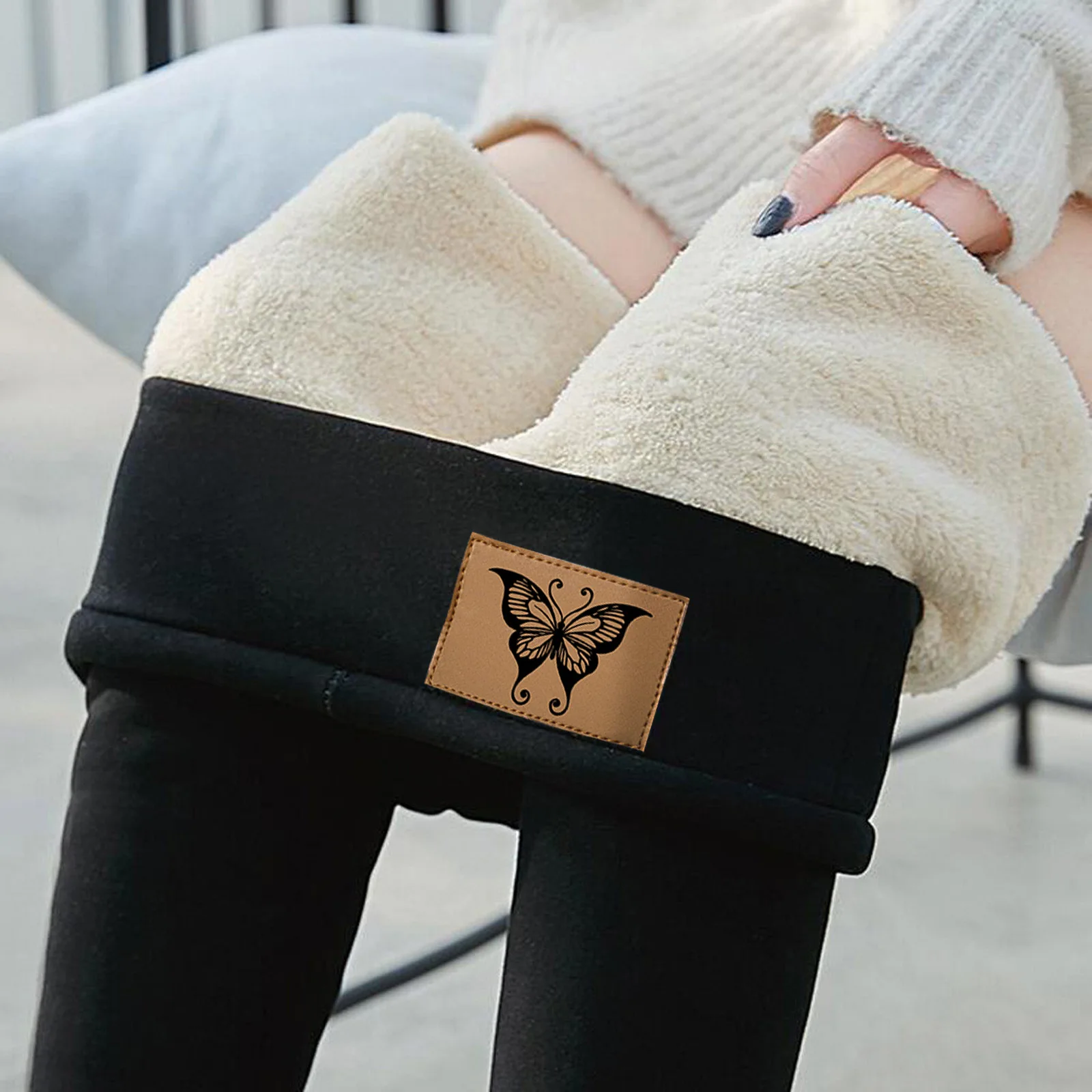 Winter Women Leggings Keep Warm Comfort High Waisted Push Up Thicken Pants Female Casual Trousers Stretchy Flexible Legging 1
