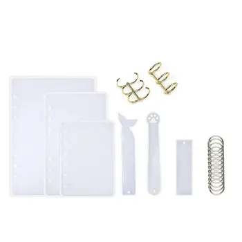 

20pcs Resin Casting Molds for Notebook Cover Silicone Resin Mold for Jewelry DIY