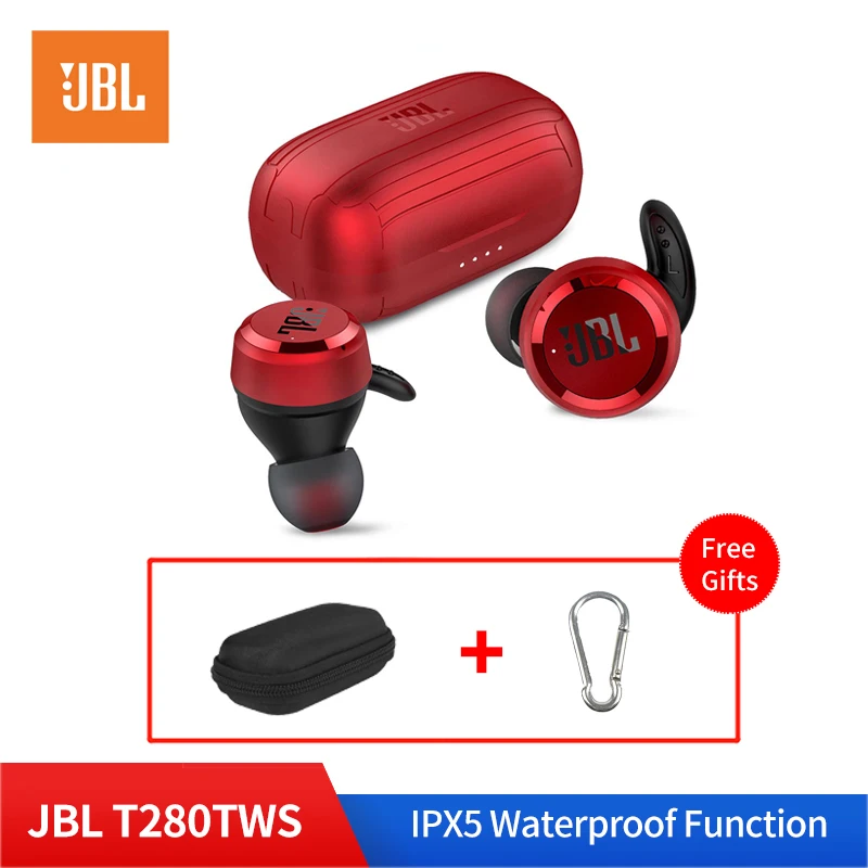8232.3 руб. 25% СКИДКА|JBL T280 TWS в ухо беспроводной Bluetooth V5.0 наушники спортивные IPX5 Водонепроницаемый стерео музыка динамический наушник с зарядным устройством-in Наушники и гарнитуры from Бытовая электроника on Aliexpress.com | Alibaba Group