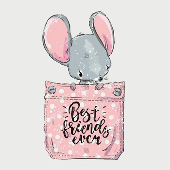 

Lovely Pocket Mouse Doll Metal Cutting Dies Animal Dolls Stencil For DIY Scrapbooking Card Decorative Embossing