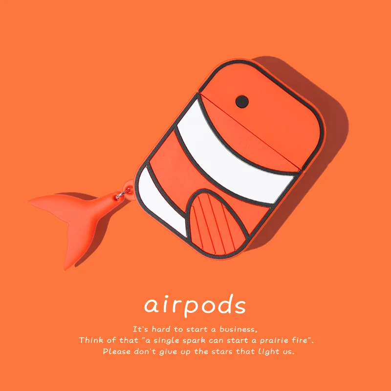 Airpods case 1 and 2 Прямая, аксессуары для наушников, милый мультяшный силиконовый чехол для Apple Airpods Pro, наушники для AirPods Pro 3 - Цвет: Airpods case 1 and 2