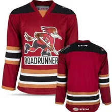 Tucson Roadrunners Белый Красный мужские Ретро Возврат хоккейные Джерси Вышивка сшитые настроить любой номер и имя