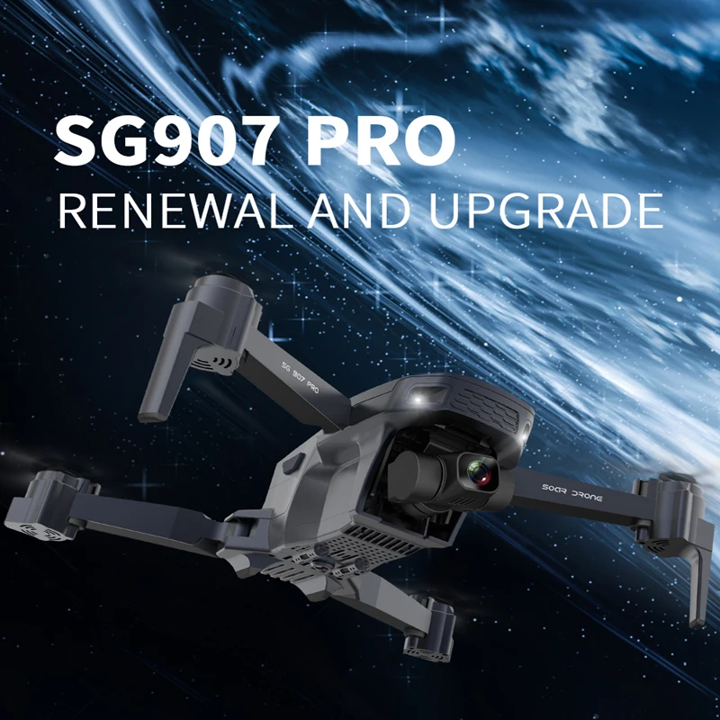 SG907 Pro Радиоуправляемый Дрон с разрешением 4k HD механический 2 карданный