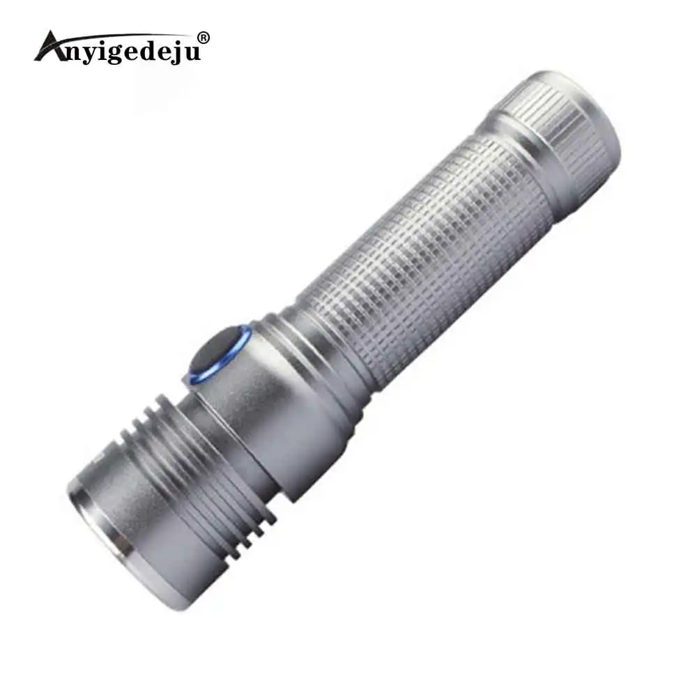 Тактический фонарь светодиодный T6 Lampe e Ultra Puissante Taschenlampe Zaklamp Zoom СВЕТОДИОДНЫЙ