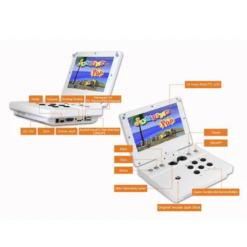 

Low price Arcade games machine console joystick arcade stick box DX game arcade cabinet control panel with 3000 games