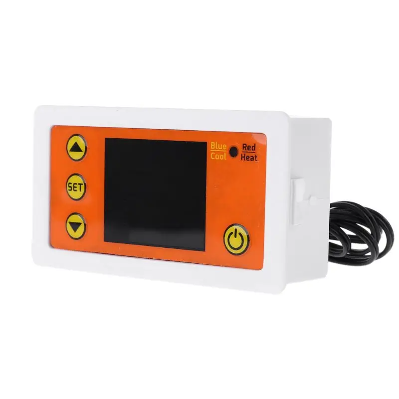 AC110V-220V DC12V термостат Отопление охлаждения регулятор температуры с зуммером
