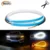 OKEEN 2pcs Водонепроницаемый Гибкий Универсальный Автомобиль LED DRL Дневной Ходовой Свет Flow Runs Фары LED Strip Brake Turn Signal Light