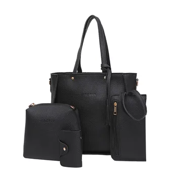 

Car Hire 4 Set Women Bags Fashion Single Handbags Totes 2019 New Patent Leather Design Shoulder BagStyle Fashion Handbags