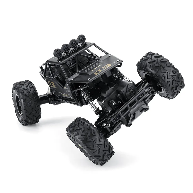 4WD 1:16, 28 см, радиоуправляемые машины, четыре колеса, для скалолазания по бездорожью, электрические, 2,4 ГГц, беспроводное радио управление, радиоуправляемые грузовики, игрушки для мальчиков - Цвет: Черный