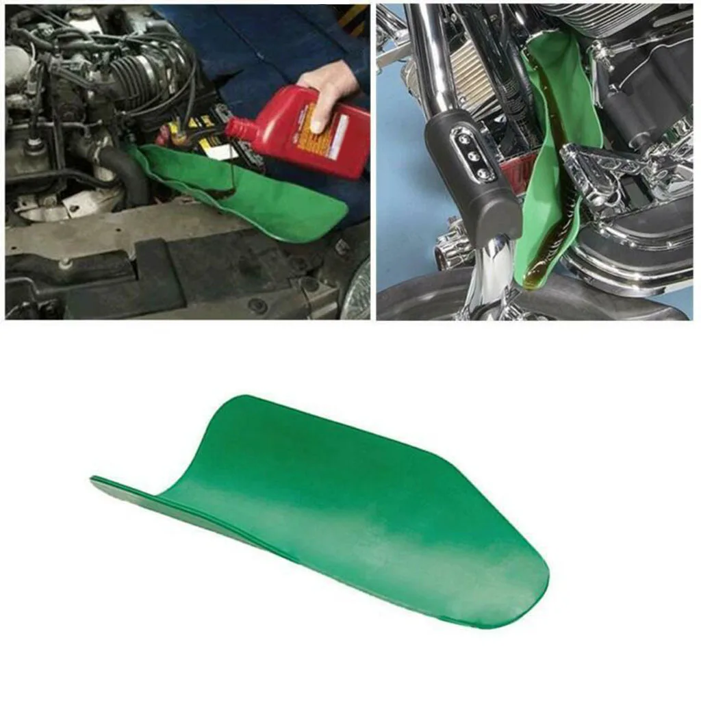 Auto Car Motorcycle Draining Tool Oil Funnel Flexible Drainage Oil Filter Guide