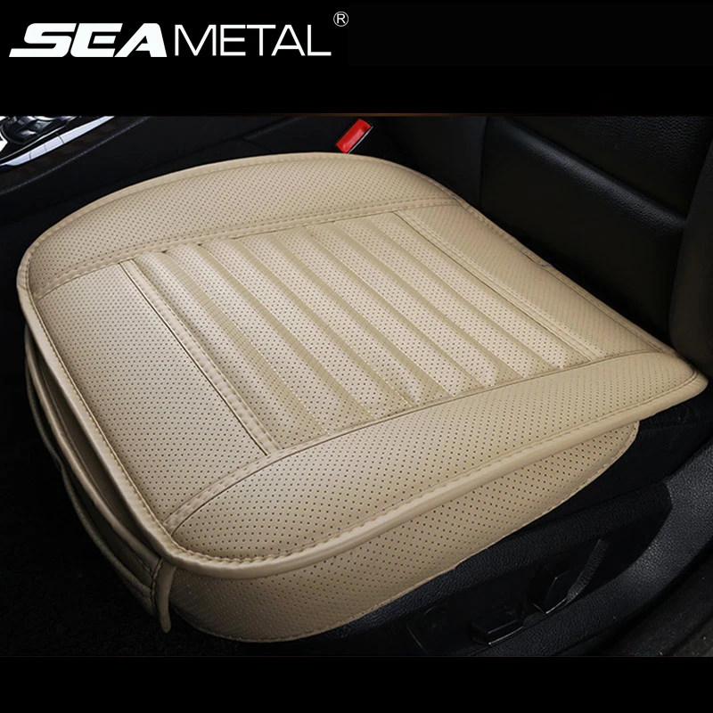 Universal Leather Car Seat Covers, Automóveis Interior Mats, Auto Seat-Cover, protetor de almofada, almofadas de cadeira, acessórios