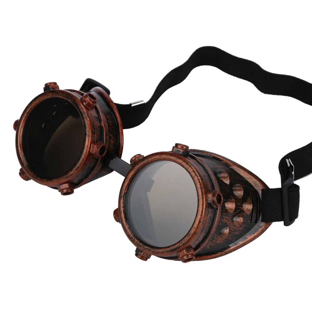 Солнцезащитные очки в винтажном стиле стимпанк очки сварочные панк очки Косплей и брендовый дизайнер