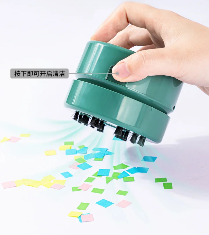 Student keyboard suction pencil ash mini electric power desk type children's stationery charging desktop vacuum cleaner J05