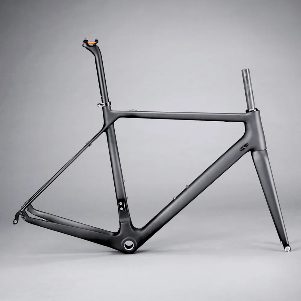Производитель велосипедной рамы из углеродного волокна дешевая карбоновая дорожная велосипедная FM069-SL BSA BB30 T1000 легкая карбоновая рама 2 года гарантии